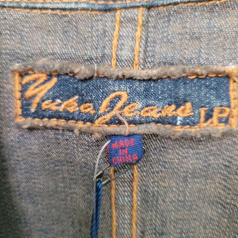 Yuka Jeans Denim Blue Jean Jacket Size Large Petite New with tags - Picture 4 of 6